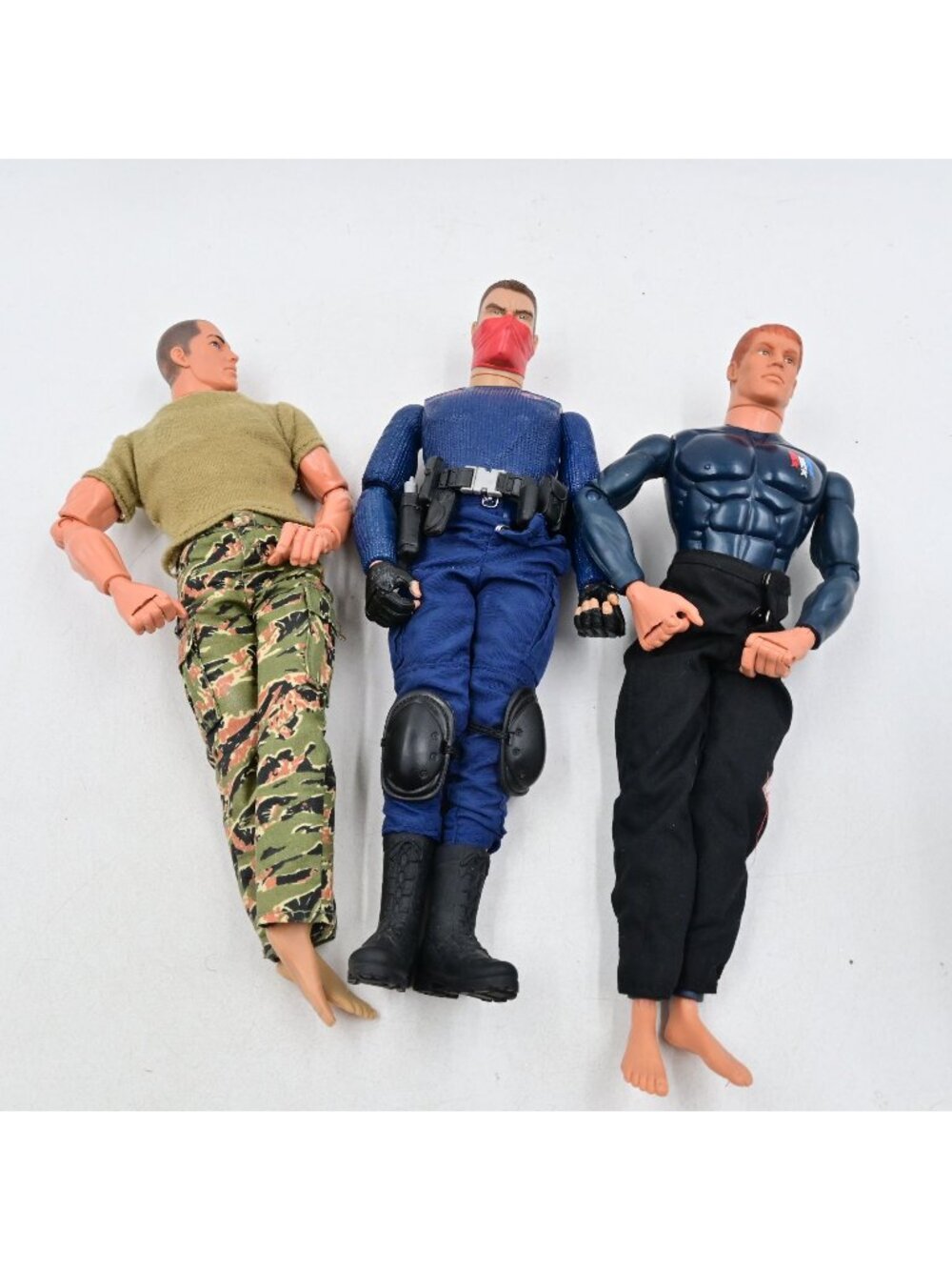 G.I. Joe Hasbro Pawtucket Vintage 1990s 12" Action Figures Bundle Of 3